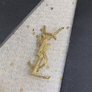 Saint Laurent Opyum YSL Brooch Gold