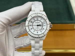 Chanel J12 White Ceramic Dial Ladies Automatic Watch Chanel J12 White Ceramic Dial Ladies Automatic Watch
