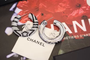 Chanel CC Crystals Star Earrings