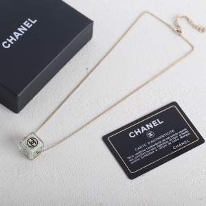 Chanel CC Coco Cube Pendant Necklaces