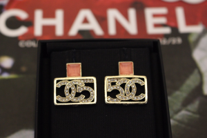 Chanel Crystal CC N5 Earrings