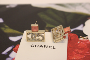 Chanel Crystal CC N5 Earrings