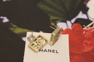 Chanel Crystal CC N5 Earrings