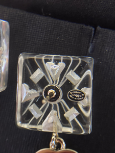 Chanel Pendant CC Square Earrings