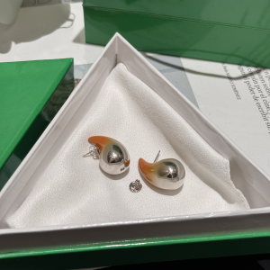 Bottega Veneta Drop Earrings Orange