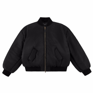 Balenciaga Mens Steroid Padded Nylon Bomber Jacket Black Balenciaga Mens Steroid Padded Nylon Bomber Jacket Black