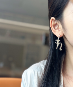 Chanel Crystal CC Earrings