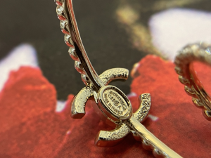 Chanel Crystal CC Earrings