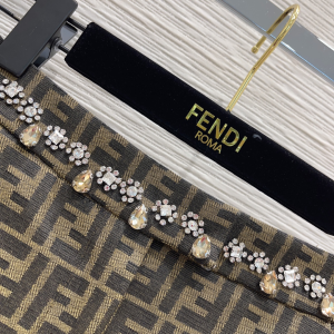 Fendi Fendace FF Jacquard Skirt