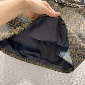 Fendi Fendace FF Jacquard Skirt