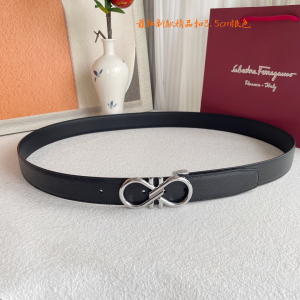 Ferragamo Gancini Switch Black Calfskin Leather Belt Ferragamo Gancini Switch Black Calfskin Leather Belt