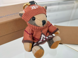 Burberry Thomas Bear Unicorn Charm and Costume Key Holder Brown Burberry Thomas Bear Unicorn Charm and Costume Key Holder Brown