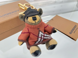 Burberry Thomas Bear Unicorn Charm and Costume Key Holder Brown Burberry Thomas Bear Unicorn Charm and Costume Key Holder Brown