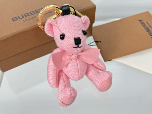 Burberry Thomas Bear Unicorn Charm and Costume Key Holder Pink Burberry Thomas Bear Unicorn Charm and Costume Key Holder Pink