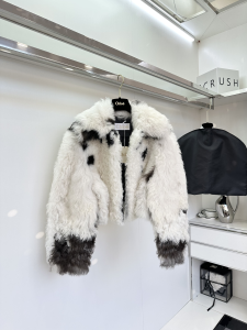 Chloe White Shearling Jacket Coat