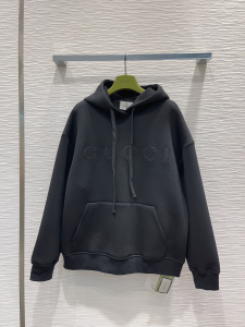 Gucci Logo Popover Hoody Black