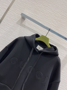 Gucci Logo Popover Hoody Black