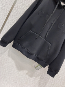 Gucci Logo Popover Hoody Black