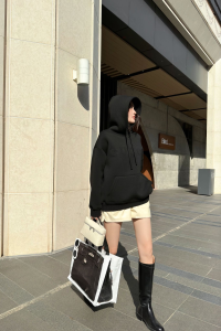 Gucci Logo Popover Hoody Black