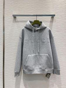 Gucci Logo Popover Hoody Grey