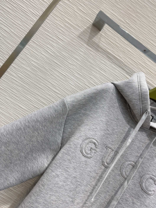 Gucci Logo Popover Hoody Grey