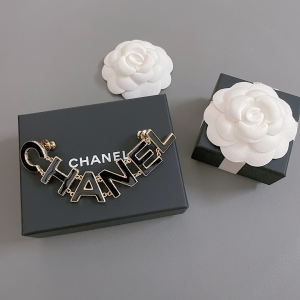 Chanel CHANEL Monogram Logo Brooch
