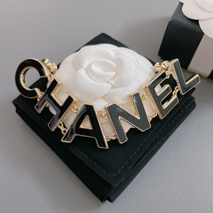 Chanel CHANEL Monogram Logo Brooch