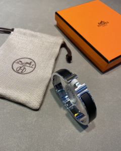 Hermes Clic H Bracelet Bangle Black