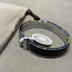 Hermes Clic H Bracelet Bangle Black