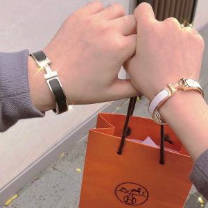 Hermes Clic H Bracelet Bangle Black