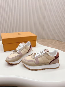Tods Beige Fabric and Leather Sneakers Tods Beige Fabric and Leather Sneakers
