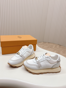 Tods White Fabric and Leather Sneakers Tods White Fabric and Leather Sneakers