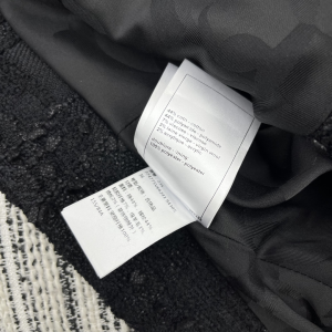 Chanel Black Tweed Jacket Coat