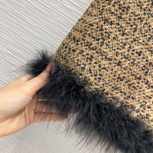 Chanel Raffia Skirt Beige