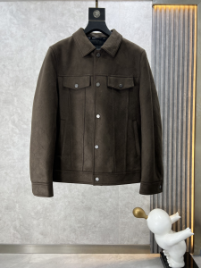 Gucci GG Suede Denim Jacket Grey Gucci GG Suede Denim Jacket Grey