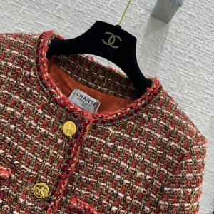 Chanel Brown Tweed Jacket Coat