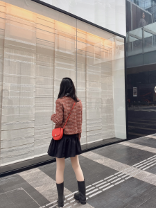 Chanel Brown Tweed Jacket Coat