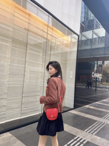 Chanel Brown Tweed Jacket Coat