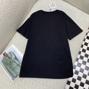 Loewe Logo Black Cotton T Shirt
