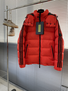 Moncler x Adidas originals alpbach short down jacket orange Moncler x Adidas originals alpbach short down jacket orange