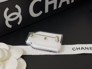 Chanel Pink CC N5 Bottle Brooch