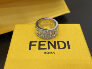 Fendi Baguette Crystals Rings