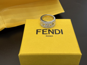 Fendi Baguette Crystals Rings