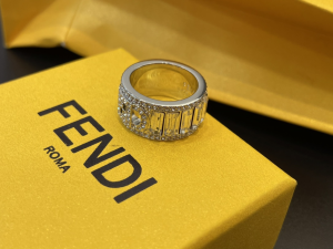 Fendi Baguette Crystals Rings
