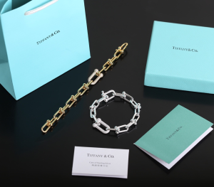 Tiffany Large Link Diamonds Bracelet