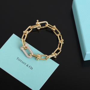 Tiffany Large Link Diamonds Bracelet