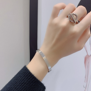 Hermes Croisette Rings White Gold