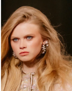 Chanel Crystals CC Logo Earrings