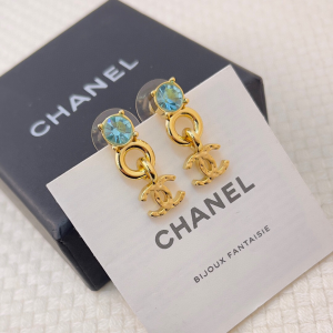 Chanel Gold CC Logo Earrings