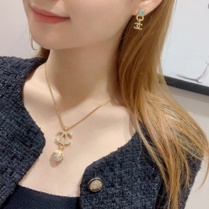 Chanel Gold CC Logo Earrings